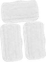 Mikinona 3Pcs Microfiber Pads Replacement for Shark Washable Cleaning Cloths for Hardwood Tile Marble Floors Super Absorbent Mop Refills for Efficient Cleaning