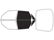 Rvinyl Window Tint Kit Fits Saab 9-3 1999-2002 (Hatchback)
