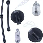 Fuel Cap Oil Filter Oil Pipe Kit For Chinese 4500 5200 5800 45CC 52CC 58CC Garden Chainsaw Replacement Parts
