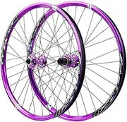 Road Bike Wheelset 26 27.5 29 Inch Bike Wheelset Disc Brake ，Double Wall Rims Front Rear Wheelset Racing Bike Wheel for 8 9 10 11 12 Speed，Ultra-Light Aluminum Alloy(29inch)