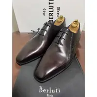 在飛比找蝦皮購物優惠-全新全配 Berluti Alessandro 草寫 皮鞋 