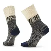 Smartwool Everyday Popcorn Cable Women's Crew Socks, Natural Donegal, Medium