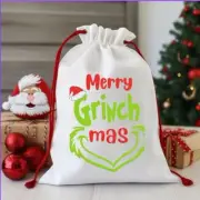 Merry Grinchmas Santa Sack