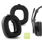 Geekria Hybrid Velour Ear Pads for Astro A50 Gen 4 Headphones (Black)