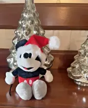 Disney Mickey Mouse Pottery Barn stuffed toy kid Christmas Holiday Ornament gift