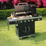 樂派爾庭院燒烤爐別墅大號燃氣燒烤架美式BBQ無煙燜烤爐GAS GRILL