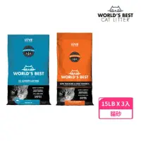 在飛比找momo購物網優惠-【美國WORLDS BEST貓漾】世界首選-環保玉米砂15L