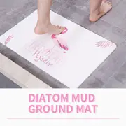 Hard Diatom Floor Bath Mat Fast Drying Solid