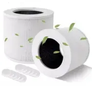 2x HEPA H13 Filter Set Replacement & Pads for Levoit Core Mini Air Purifiers