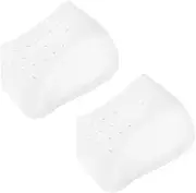 Hoement Silicone Shoe Pads Heel Insole Inserts for Height Increase Suitable for Styles of Shoes