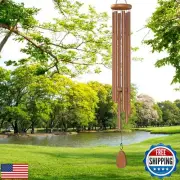 Extra Large Wind Chimes for Outside Deep Tone, 58" Bronze Big Church Wind Chi