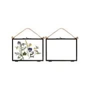 Nicola Spring Glass Hanging Photo Frames - 7" X 5" - Black - Pack Of 5