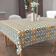 Ouranos Square Stain-Resistant Printed Tablecloth 180 x 180 cm