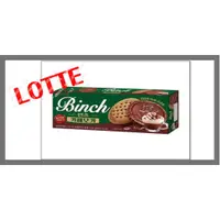 在飛比找蝦皮購物優惠-Lotte BINCH 摩卡餅乾, 餅乾 102G, 韓國