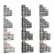 TAUS 12/18Pcs Shoe Box Storage Container Sneaker Cases Stackable Organizer