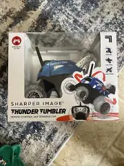 Thunder Tumbler Sharper Image Remote Control 360 Spinning Car Blue