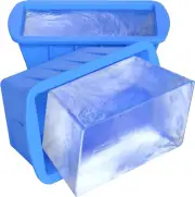 Plunge Lab Extra Large Ice Block Mold, 2-Pack, 8Lb Ice Block, Ice Maker Cold Plu