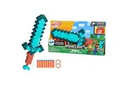 Nerf - Minecraft Sword Dart Blaster Includes 8 Nerf N1 Darts