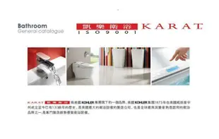 【工匠家居生活館 】 KARAT 凱樂衛浴 K-2596 上壓兩段式 省水 單體馬桶 虹吸式馬桶