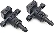 2 Pack Car Windshield Washer Wiper Water Jet Spray Nozzle Windscreen Washer Jets，for Kia Rio 2011-2016 OE 986303X000