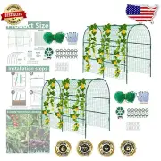 Elegant Garden Cucumber & Vegetable Trellis - 2 Packs of 47 Inch Steel Design