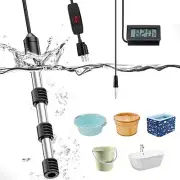 Memoryee Immersion Water Heater 2000W Portable Bundle-Type Tubular Heater wit...