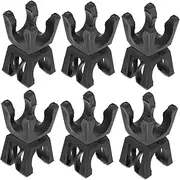 Anneome 6pcs Durable Soccer Training Rod Buckle Quick Assembly Clip Design for Football Drills Versatile and Practical Training Equipment for Agility Development