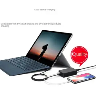 微軟 65w 15V 4A 電源筆記本電腦適配器充電器適用於 Microsoft Surface Pro 7 6 5 4