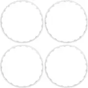 Car Tire Trim Rings, Car Wheel Rim Protectors Guard, 4PCS 20in Wheel Rim Protection Ring, Wheel Edges Trim Tire Decoration Accessories Replacement for Model Y(White)