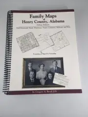 Family Maps of Henry County Alabama by Gregory A Boyd JD Surnames Plat Maps