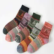 Winter Thick Socks Children'S Warm Wool Socks Retro Ethnic Style Women'S Socks Blind Box
