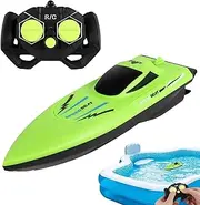 Guvbkfaw Remote Control Boat for Pool,Double Propeller Remote Controlled Boat Remote Control Toys | Wireless RC Boats Pool Toys Kids Water Toys for Kids Over 6 Years Old