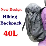Hiking Travel Backpack Rucksack Camping Bag Waterproof Light Weight Black