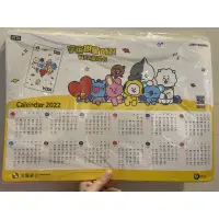 在飛比找蝦皮購物優惠-BT21 兆豐銀行 2022 年曆 月曆 111年 桌曆 桌