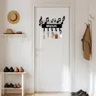 Key Hook Rack Coat Hooks Key Holder Clothes Rack with Hardness Corrosion