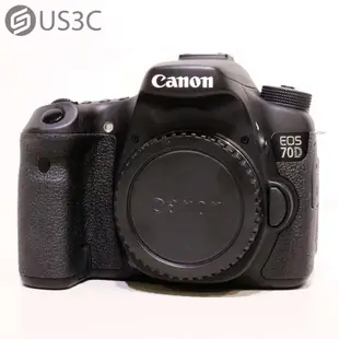 Canon EOS 70D 單機身 WiFi 2020萬像素 19點全十字型對焦 APS-C 單眼相機 二手品