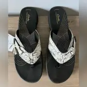 Clarks Women's Cloudsteppers Brinkley Jazz Sandals Size 12
