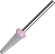 Tungsten Carbide Nail Drill Bits,3/32'' Efile Electric Cuticle Bits, Two Way Manicure Polishing Art Remove Acrylic Cuticle Safety Bits Pedicure Tools(Ball Top Cone Shape, 2XF)