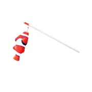 Fish Design Tease Cat Stick Cat Catcher Teaser Pet Toy(Clownfish)