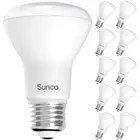 Sunco 10 Pack BR20 LED Bulb Dimmable, Small Recessed Lighting Bulbs, R20 Mini...