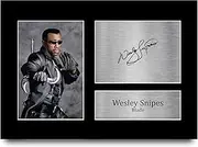 HWC Trading A4 Wesley Snipes Blade Gifts Printed Signed Autograph Picture for Movie Memorabilia Fans