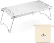 Stainl Steel Camping Table Lightweight Folding Table Picnic Table with Carrying Bag