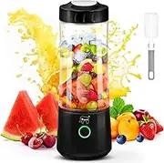 Portable Blender Bottles with USB Rechargeable for Traveling, Home Shakes and Smoothies