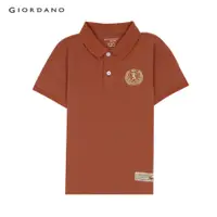 在飛比找蝦皮購物優惠-Giordano Junior Cotton 萊卡短袖刺繡 