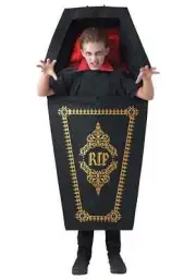 Kid's Vampire Casket Costume