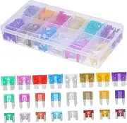 330 Pcs Car Insert Car Supplies Fuse Assortment Kit Automotive Micro Fuse Aluminum