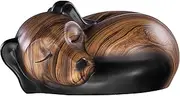 Kriss Art Pet Urns,Sleeping Resin Cremation Dog Urn, Dog Urns for Ashes, Small Animal Urn(Brown)…