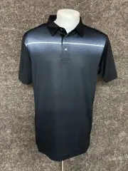 Ben Hogan Performance Polo Men S Golf Black Gray Caviar Stretch Print