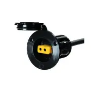 Cannon Downrigger Power Port Plug Receptacle Boat Flush Mount w/Waterproof Cover