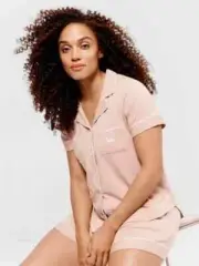 Peter Alexander Nude Bamboo Pj Set NEW